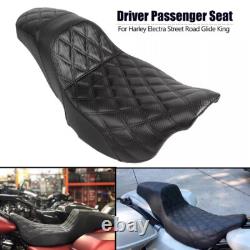 Siège passager Diamond Driver de moto pour Harley Road King Street Glide FLHX
