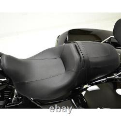 Siège passager bas profil pour conducteur 2-Up pour Harley Road King Street Glide 2008 et plus récent