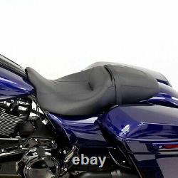 Siège passager bas profil pour conducteur 2-Up pour Harley Road King Street Glide 2008 et plus récent