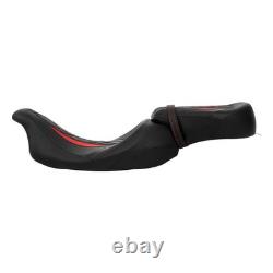 Siège passager conducteur Touring Tri Glide Road King Street Road Electra 09-23 rouge