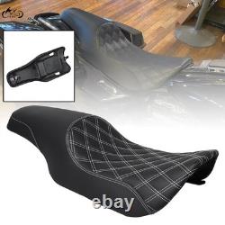 Siège passager conducteur deux places bas profil pour Harley Road King 97-07 Street Glide