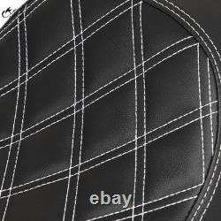 Siège passager conducteur deux places bas profil pour Harley Road King 97-07 Street Glide