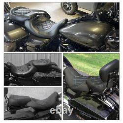 Siège passager conducteur deux places pour Harley Road King Street Glide Road Glide 09-23