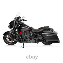 Siège passager conducteur discret compatible avec Harley Road King Street Glide 09-23