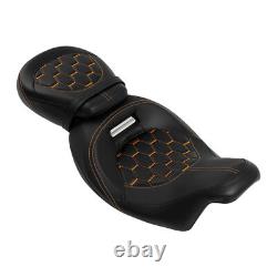 Siège passager conducteur discret compatible avec Harley Road King Street Glide 09-23