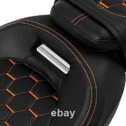 Siège passager conducteur discret compatible avec Harley Road King Street Glide 09-23