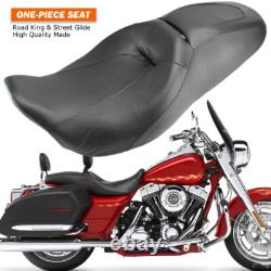 Siège passager conducteur profil bas compatible avec Harley Road King Street Glide 2008-UP