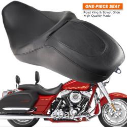 Siège passager conducteur profil bas compatible avec Harley Road King Street Glide 2008-UP