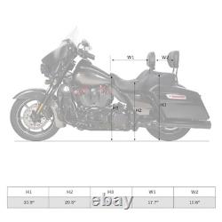 Siège passager pour cavalier adapté aux Harley Touring Road King FLHR Street Glide