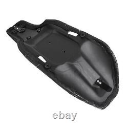 Siège pour passager pilote couture blanche pour Harley Road King Street Glide 97-07 06