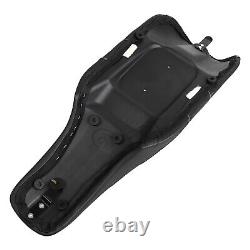 Siège pour passager pilote couture blanche pour Harley Road King Street Glide 97-07 06