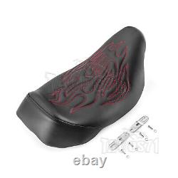 Siège solo rouge pour Harley Touring Road King Glide CVO Street Glide 2008-UP