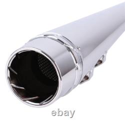 Silencieux Slip-On à sortie mégaphone pour Harley Electra Road King Street Glide 95-16