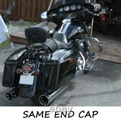 Silencieux Slip On pour Harley Davidson Touring 1995-2016, Road King, Street Glide