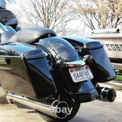 Silencieux d’échappement à enfiler 4 pour Harley Touring 95-16 Road King Street Glide