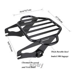 Sissy Bar Dossier Passager Support de Bagages pour Harley Road King Street Glide CVO
