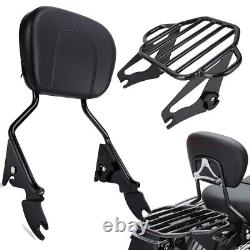 Sissy Bar Dossier Passager Support de Bagages pour Harley Road King Street Glide CVO