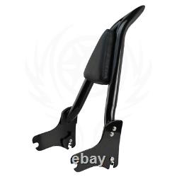 Sissy Bar avec dossier de 22'' pour Harley Road King, Street Glide, Electra Glide 1997-2008