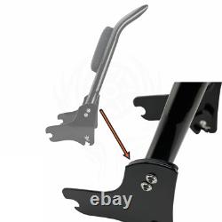 Sissy Bar avec dossier de 22'' pour Harley Road King, Street Glide, Electra Glide 1997-2008