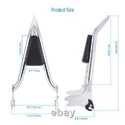 Sissy Bar avec dossier de 26'' pour Harley Touring Road King Street Electra Glide 97-08