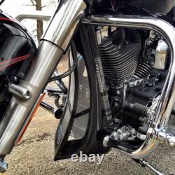 Spoiler de capot noir sur mesure pour Harley Road King Street Electra Glide CVO US