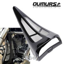 Spoiler de capot noir sur mesure pour Harley Road King Street Electra Glide CVO US