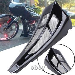 Spoiler de menton de carénage noir vif adapté pour Harley Road King Street Glide Nouveau