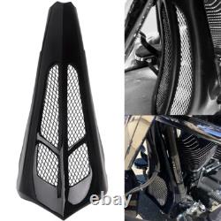 Spoiler de menton en aileron noir vif adapté pour Harley Road King Street Glide US