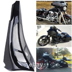 Spoiler de menton en aileron noir vif adapté pour Harley Road King Street Glide US