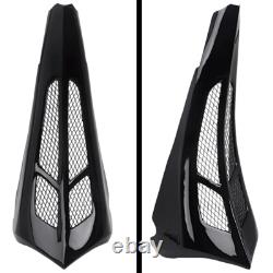 Spoiler de menton en aileron noir vif adapté pour Harley Road King Street Glide US