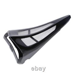 Spoiler de menton en aileron noir vif adapté pour Harley Road King Street Glide US