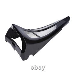 Spoiler de menton en aileron noir vif adapté pour Harley Road King Street Glide US