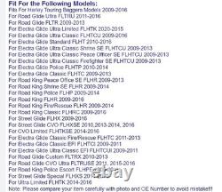 Support central électrique compatible avec Electra, Street, Road Glide, Road King, Harley Touring