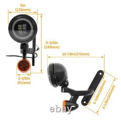 Support de Feu de Brouillard Clignotant LED pour Harley Street Glide Road King 1994-À Présent