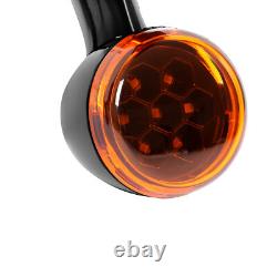 Support de Feu de Brouillard Clignotant LED pour Harley Street Glide Road King 1994-À Présent