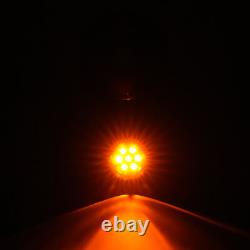 Support de Feu de Brouillard Clignotant LED pour Harley Street Glide Road King 1994-À Présent