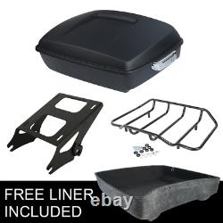Support de Tronc Découpé Peint Compatible avec Harley Tour Pak Road King Street Glide 14-23