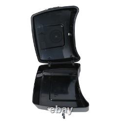 Support de Tronc Découpé Peint Compatible avec Harley Tour Pak Road King Street Glide 14-23