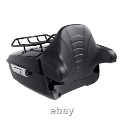 Support de bagages avec haut-parleurs pour coffre King Trunk, compatible Harley Road King Street Glide 14-26