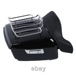 Support de coffre King Pack 13.7 avec dossier compatible pour Harley Road King Street Glide 14-24
