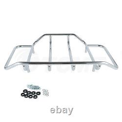 Support de coffre King Pack 13.7 avec dossier compatible pour Harley Road King Street Glide 14-24
