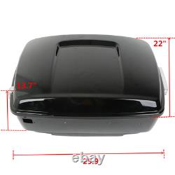Support de coffre King Trunk Pad Two-UP compatible avec Harley Touring Road King Street Glide 14+