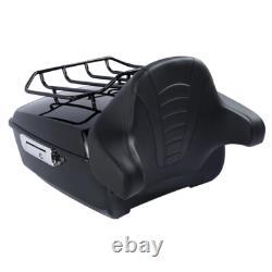 Support de coffre arrière à montage sur le couvercle de coffre, compatible avec Harley Touring Road King Street Glide 2014-26