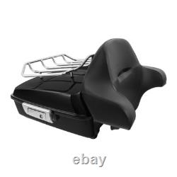 Support de coffre tronqué et support de fixation compatible avec Harley Road King Street Glide 1997-2008