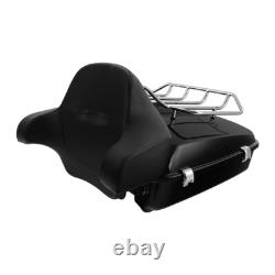 Support de coffre tronqué et support de fixation compatible avec Harley Road King Street Glide 1997-2008 Support de coffre tronqué et support de fixation compatible avec Harley Road King Street Glide 1997-2008