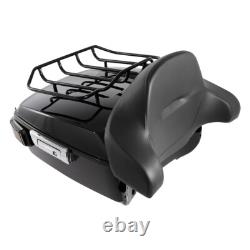 Support de coussin de selle King et haut-parleurs compatibles avec Harley Road King Street Glide 14-25