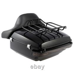 Support de coussin de selle King et haut-parleurs compatibles avec Harley Road King Street Glide 14-25