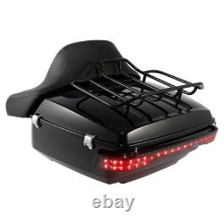 Support de coussin de selle King et haut-parleurs compatibles avec Harley Road King Street Glide 14-25