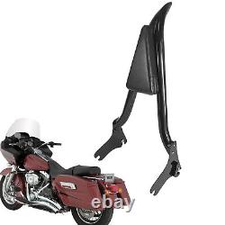 Support de dos Sissy Bar à libération rapide pour Harley Touring Road King Street Glide 97-08
