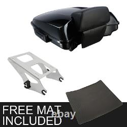Support de dossier Razor Pack Trunk adapté pour Harley Road King Street Glide 14-24